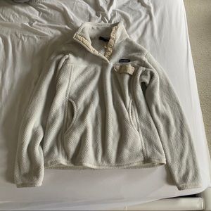 White Patagonia Women's Re-Tool Fleece Pullover